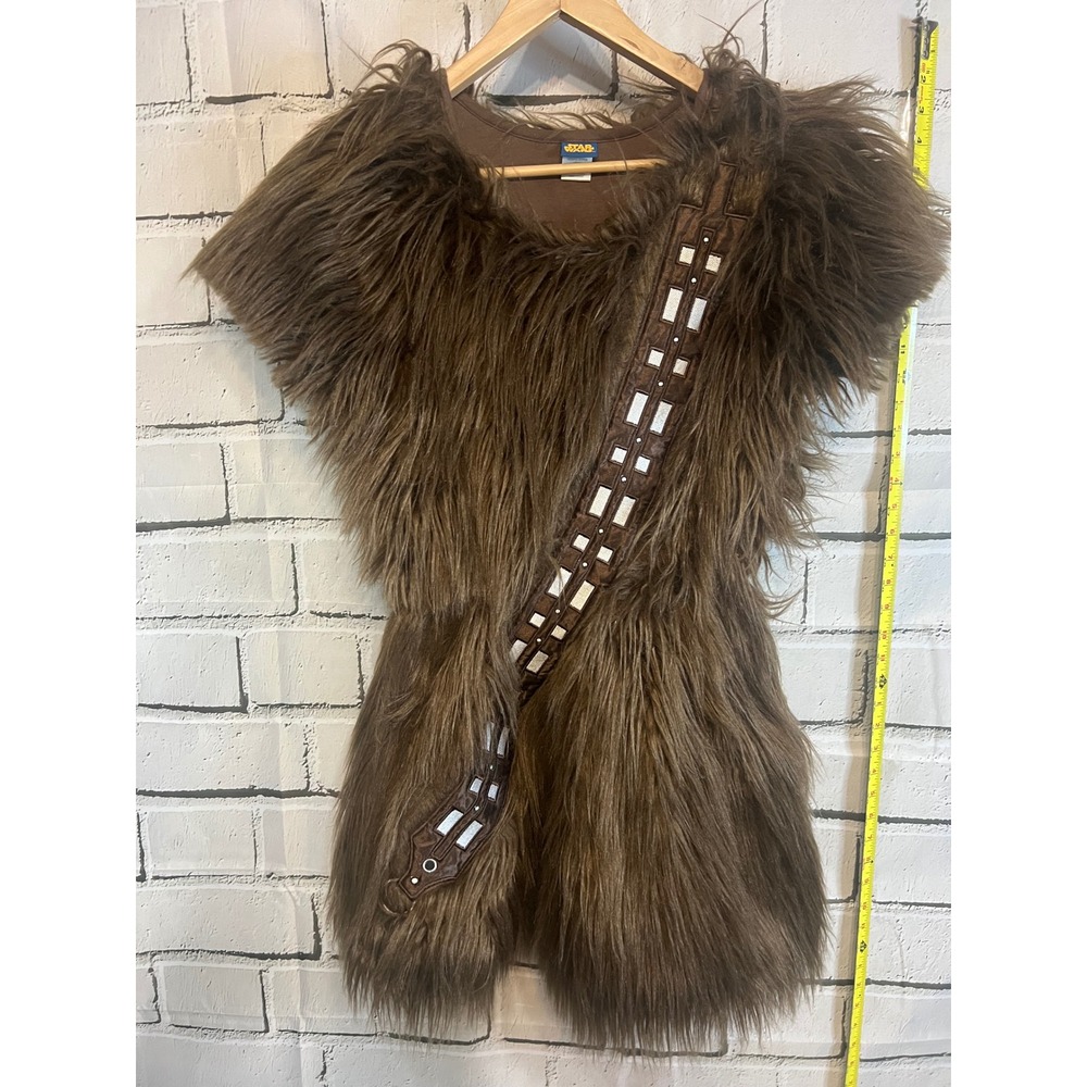 Star Wars Wookiee Chewbacca Faux Fur Costume Dress Brown Medium RN0100520